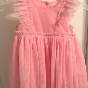 Dress for baby girl colour pink size 12-18month like brand new